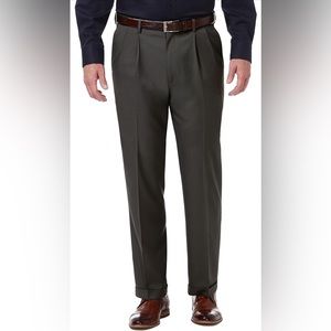 Mens haggar premium classic fit charcoal